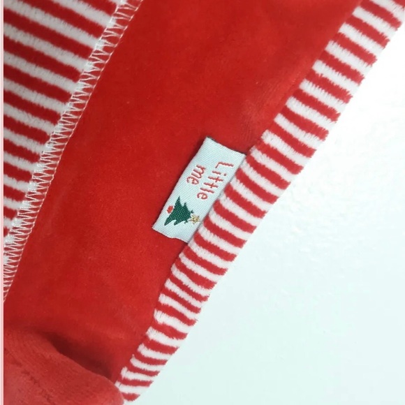 Little Me, 2-Piece Striped Santa Bear Outfit. NWT - Picture 7 of 9